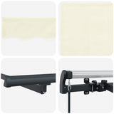 Retractable Awning Cream 350 x 200 cm Fabric 3329628