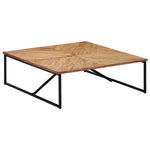 ZNTS Coffee Table 110x110x36 cm Solid Acacia Wood 247699