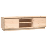 TV Cabinet 140x35x40 cm Solid Wood Pine 814314
