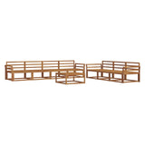 Outdoor Sofa Set 8 pcs Natural Solid Acacia Wood 3367297