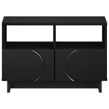 TV Stand 60 x 34.5 x 40 cm Black Engineered Wood 8011460