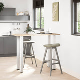 Bar Table Legs 4 pcs White 110-112 cm Steel 4012481