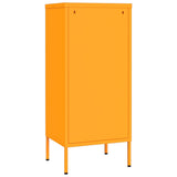 Storage Cabinet Mustard Yellow 42.5x35x101.5 cm Steel 336191