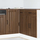 Kitchen Base Cabinet Lucca Brown Oak Engineered Wood 854315