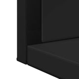 Bathroom Mirror with Shelf Black 50x12x60 cm Engineered Wood 842416