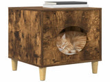 Cat House Smoked Oak 42.5 x 40 x 53 cm Engineered Wood 8000676