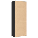 Highboard Black 70x41x185 cm Engineered Wood 3281688