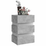 LED Bedside Cabinet Concrete Grey 45x35x67 cm Engineered Wood 326844