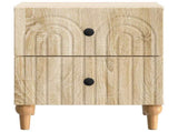 Bedside Cabinet Sonoma Oak 43 x 34.5 x 48 cm Engineered Wood 894069