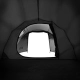 Camping Tent Tunnel 3-Person White Blackout Fabric Waterproof 94393