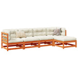 Garden Sofa Set Wax brown Solid Pine Wood Large Modular 3299386