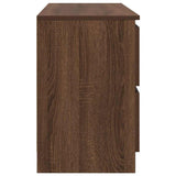 TV Cabinet Brown Oak 100x35x54 cm Engineered Wood 861811