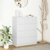 Sideboard White 80x35x99 cm Engineered Wood 3328480