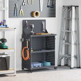 Tool Trolley Anthracite 65 x 35 x 111 cm Cold-rolled Steel 874555