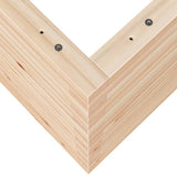 Garden Planter 50x50x68.5 cm Solid Wood Pine 3282464
