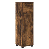 Bathroom Cabinet Smoked Oak 30.5 x 30 x 101 cm Engineered Wood 888742