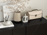 Narrow Shoe Storage Cabinet with Soft-Close Hinges and Adjustable Shelves for 15-20 Pairs of Shoes, T3398P328268