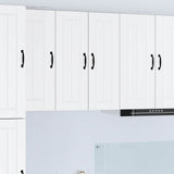 Wall Cabinet LUCCA White 30 x 31 x 80 cm Engineered Wood 885005