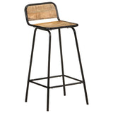 Bar Chairs 2 pcs Solid Mango Wood 321953
