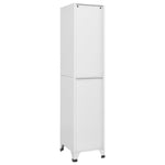 Locker Cabinet with 4 Compartments 38x45x180 cm 244475