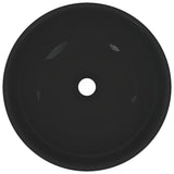 Wash Basin Gloss Black 28x10 cm Ceramic 42000315