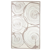 ZNTS Esschert Design Outdoor Rug 240x150cm Growth Rings 433911