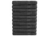 Premium Hand Towels "SOLUND" 10 pcs Anthracite 50x100 cm 600 gsm 137158