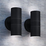 Outdoor Wall Lights 2 pcs Stainless Steel Up/Downwards 42421