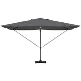 Umbrella Anthracite 351 x 250 x 253 cm Polyester and Aluminium 42003361