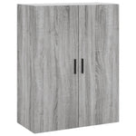 Highboard Grey Sonoma 69.5x34x180 cm Engineered Wood 3195921