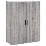 Highboard Grey Sonoma 69.5x34x180 cm Engineered Wood 3195921