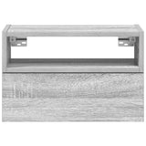 Wall-mounted Bedside Cabinets 2 pcs Grey Sonoma 45x26x28.5 cm 858607