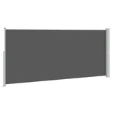 Retractable Side Awning Anthracite 600 x 180 cm Polyester 42035373