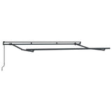 Awning Frame Retractable Manual Anthracite 3.5 x 2 m Metal 42002546