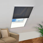 ZNTS Plisse Insect Screen for Windows Aluminium 80x100 cm 142611