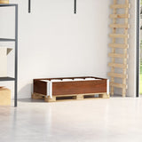 Pallet Collar Brown 100x50 cm Solid Wood Pine 4010281