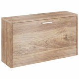 Shoe Storage Bench Oak 80x24x45 cm 243049
