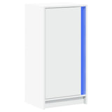 Sideboard with LED White 42.5x34x85 cm Engineered Wood 852138