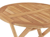 Garden Set 5 pcs Brown Soild Teak Wood 3437385