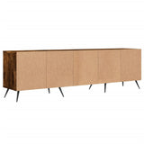TV Cabinet Smoked Oak 150x30x44.5 cm Engineered Wood 831257