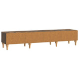 TV Cabinet Smoked Oak 147 x 34.5 x 30 cm Engineered Wood 894250