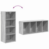 Hanging Cabinet Grey Sonoma 40 x 29.5 x 100 cm Engineered Wood 884471