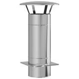 Chimney Extension Silver 35 x 35 x 65 cm Stainless Steel 42008446