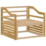 Armrests Module 2 pcs White 79 x 4 x 73 cm Solid Acacia Wood 901596
