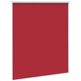 ZNTS Roller Blind Blackout Red 130x150 cm Fabric Width 126.6 cm Polyester 4011784