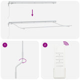 Retractable Awning Multicolour 400 x 200 cm 3329851