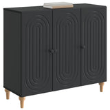 Sideboard Black 89 x 34.5 x 80 cm Engineered Wood 894186