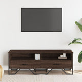 TV Cabinet Brown Oak 122x34x41 cm Engineered Wood 848583