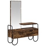 Dressing Table Smoked Oak 100 x 36.5 x 136 cm Engineered Wood 8007685
