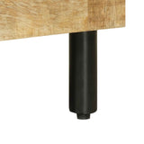 Sink cabinet Brown and Black 62 x 33 x 58 cm Solid Mango Wood 4018863